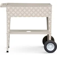 Herstera Garden Metall Hochbeet Barcelona Taupe 85x50x80 cm