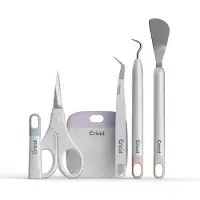 Cricut Basic Tool Set, Basis-Werkzeugsatz, Grau, Silber, 5 Stück(e)