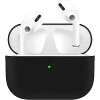 Sign Ultraschlanke Silikonhülle für Ladehülle für Apple AirPods Pro - Schwarz