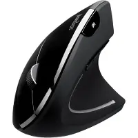 Perixx PERIMICE-813, ergonomische Multi-Device Maus, schnurlos, schwarz