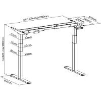 Logilink Schreibtischgestell elektrisch höhenverstellbar 11117833