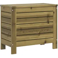 vidaXL Gartenhocker 62x31,5x52 cm Kiefernholz Imprägniert
