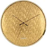 Karlsson - Wanduhr Disco - Gold - Ø40cm