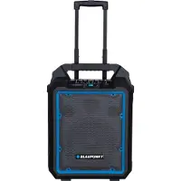 Blaupunkt MB10, Schwarz, Blau, 600 W, FM, SD, Klassisch, Jazz, Normal, Pop, Rock, Wechselstrom/Batterie