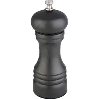 Assheuer & Pott APS 40556 Salzmühle GUNMETAL, Edelstahl, Mahlwerk Kohlenstoffstahl, Ø 6 cm, Höhe 15,5 cm, grau