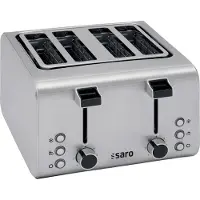Saro ARIS 4, 4 Scheibe(n), Edelstahl, Edelstahl, Niveau, Drehregler, 1600 W, 230 V