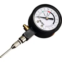 Select Sport Deutschland Luftdruckprüfer Analog schwarz schwarz -