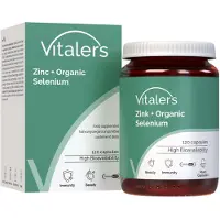 Vitaler's Zink 15 mg + Selen 200 g - 120 Kapseln, 4 Monate Nahrungsergänzung