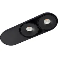 Azzardo AZ4065 Deckenstrahler TORONTO 2 BK