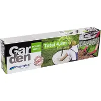 Prosperplast Schwarzer Gartenrand mit Anker 4,8m BORDER 0645