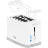 Camry | Toaster | CR 3219 | Power 750 W | Number of slots 2 | Housing material Plastic | White
