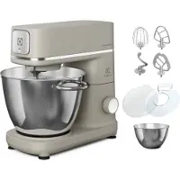 Electrolux E6KM1-4PPT, Standmixer, Perleffekt, Kneten, Mixen, Verquirlen, 1,2 m, 6 l, Platinum Pearl
