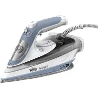 Braun TexStyle 5 SI5078GY, Dampfbügeleisen, EloxalPlus soleplate, 2 m, 210 g/min, Grau, Weiß, 50 g/min