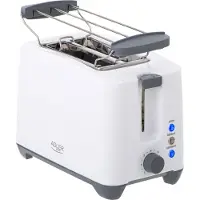 Adler AD3216 Toaster 1000W mit Brötchenaufsatz und Krümelschublade