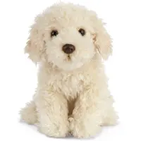 Living Nature Kuscheltier - 26x21 cm - Labradoodle - Cream - - One Size - Kuscheltiere