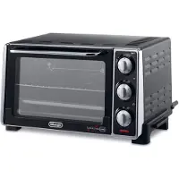 De'Longhi De’Longhi EO 20792, 20 l, Schwarz, Silber, Freistehend, Drehregler, 700 W, Mechanisch