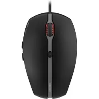 Cherry GENTIX 4K Kabelgebundene Maus, Schwarz, USB, Beidhändig, Optisch, USB, 3600 DPI, Schwarz