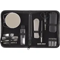 Cosmetic Club 15-teiliges Beauty-Set für Männer, Maße 29,5x19x3,8 cm, mit Spiegel