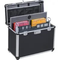 Allit Service- und Montagekoffer, Außen-LxBxH 500x265x405 mm, 1 Werkzeug-Tray, schwarz