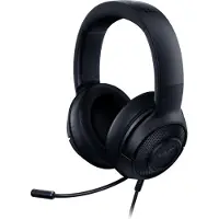 Razer Kraken X Lite - Kabelgebundenes Ultraleichtes PC Gaming-Headset - Surround Sound - biegbares Nierenmikrofon (230g leicht, 3,5 Klinke für PS4, PS5, Switch, Xbox One, Xbox Series X|S) Schwarz