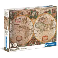 Clementoni Old map, 1000 Stück(e), Landkarten, 10 Jahr(e)