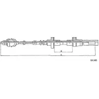 METZGER 10.343 Kupplungsseil Seilzug für VW Polo Coupe (86C, 80)