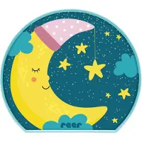 Reer MyBabyLight Mond, Beruhigungslicht, Pazifikblau 1 St