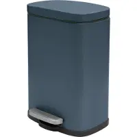 Spirella Akira Trash Can – 5 Liters – Matte Blue – With Pedal