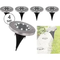 Globo 33414-4, Edelstahl, Kunststoff, III, IP44, LED, 0,1 W, 3 V