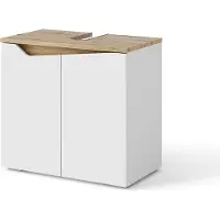 Vicco Waschbeckenunterschrank Marelle Weiß/Artisan 60 x 57.5 cm mit 2 Türen, Model 40824