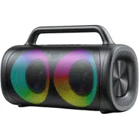 JOYROOM Kabelloser Bluetooth Lautsprecher 5.1 Mit Farbiger Led-Beleuchtung Schwarz (Jr-Mw02)