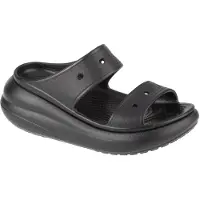 Crocs Classic Crush Sandal 207670-001, Badelatschen, Damen, Schwarz