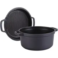 Maestro Ovaler Aluminiumtopf mit Grillpfanne 3,3 l | MR-4126
