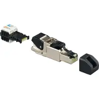 Rutenbeck Stecker Cat.6A geschirmt RJ45(8p8c) feldkonvektionierbar ohne Spezialwerkzeug