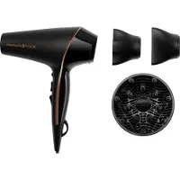 Remington Haartrockner "PROluxe Midnight Edition (AC9140B)" 2.400 W 3 Aufsätze Profi, mit Ionenpflege, OPTIheat-Technologie und langlebigem AC-Motor
