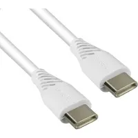 Swissten 71506530, 2,5 m, USB C, USB C, Weiß