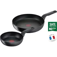 Tefal Hard Titanium Pro Pfannen-Set 24 + 28cm