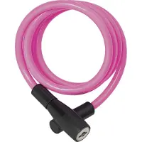 ABUS Spiralkabelschloss 3506K - 6 mm starkes, flexibles Fahrradschloss - -Sicherheitslevel 1 - 120 cm - Zufallsfarbe