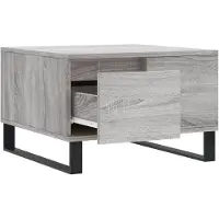 vidaXL Couchtisch Grau Sonoma 55x55x36,5 cm Holzwerkstoff