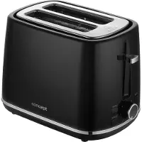 Concept Elektrischer Toaster, 930W, 7 Bräunungsgrade, schwarz, TE2075