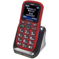 Aligator A321 Senior, Balken, Dual-SIM, 160 x 128 Pixel, 800 mAh, Rot