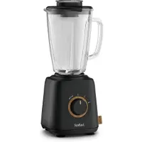Tefal Eco Respect Standmixer Intention BL46EN, Tischplatten-Mixer, 1,25 l, Pulsfunktion, Eis-Crusher, 800 W, Schwarz