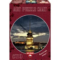 Art puzzle Puzzle Uhr Maiden's Tower, Türkei 570 Teile