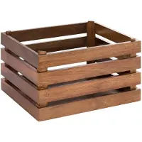 Assheuer & Pott APS 11722 Holzbox SUPERBOX, Akazienholz, 35 x 29 cm, Höhe 20 cm, braun