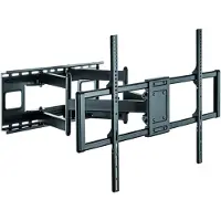 Techly Schlanke Wandhalterung für 152,4-304,8cm 60-120Zoll TV Schwarz