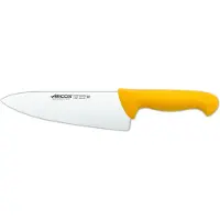 Arcos Kochmesser Farbe - Prof 292700 Edelstahl Nitrum und mango ergonomische gelbe Polypropylenklinge und 20 cm Klinge, Vitrine