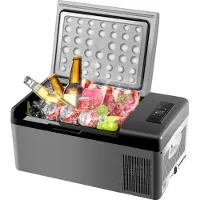 Vevor Auto Kühlbox Kompressor 12V Kühlschrank 15L Mini Tragbare Gefrierbox APP