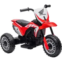 HOMCOM Kinder Elektro-Motorrad, 6V Kindermotorrad mit Hupe, Startup-Musik