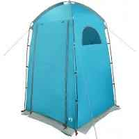 vidaXL Duschzelt Blau Wasserfest