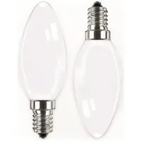 Blulaxa LED-Lampe 49061 Kerze, E14, EEK: F, 4,5 W, 470 lm, 2700 K, 2 Stück